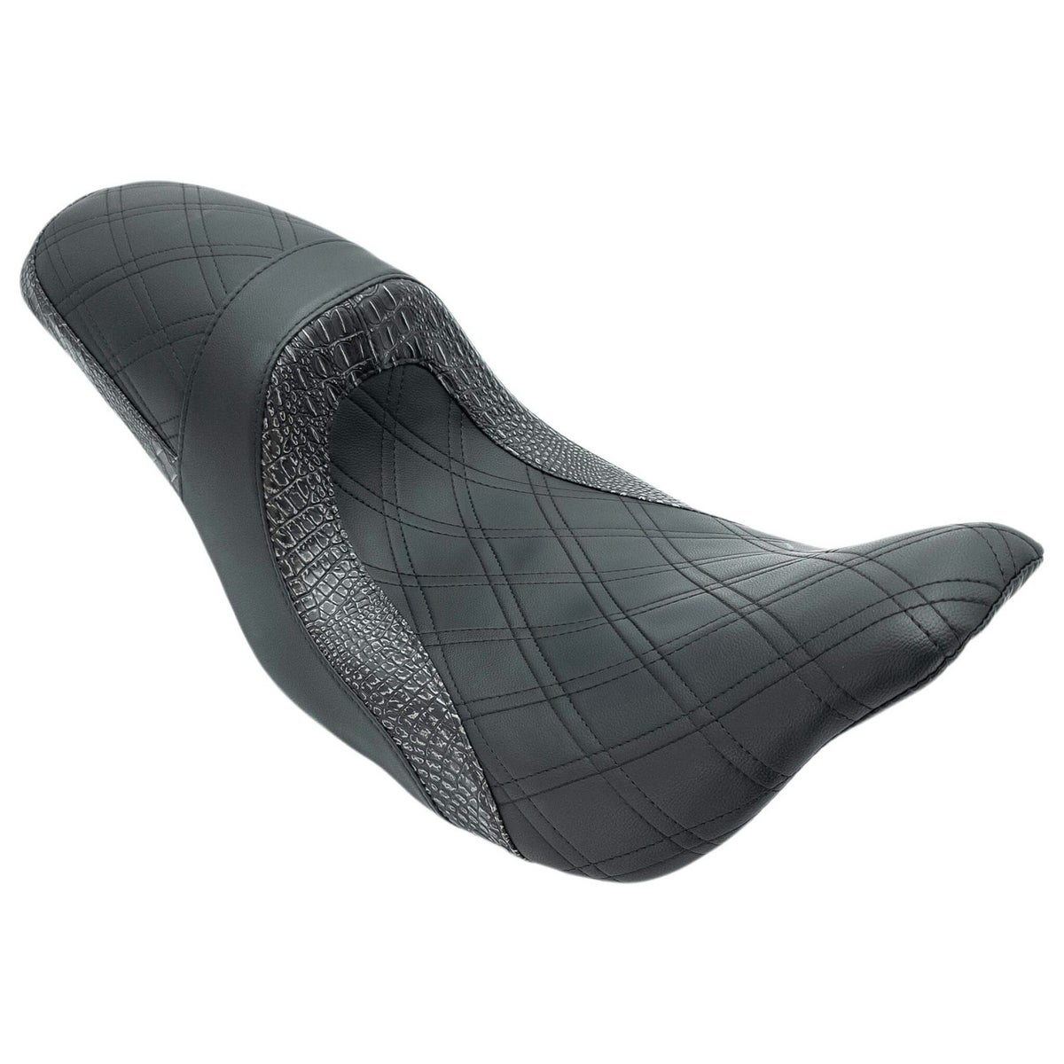 ファストバック・ツーアップ レザーシート (アリゲーター/アンティークエボニー)