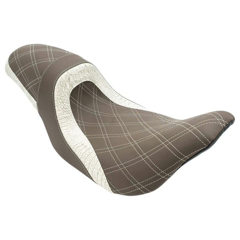 ファストバック・ツーアップ レザーシート (アリゲーター/アンティークボーン)