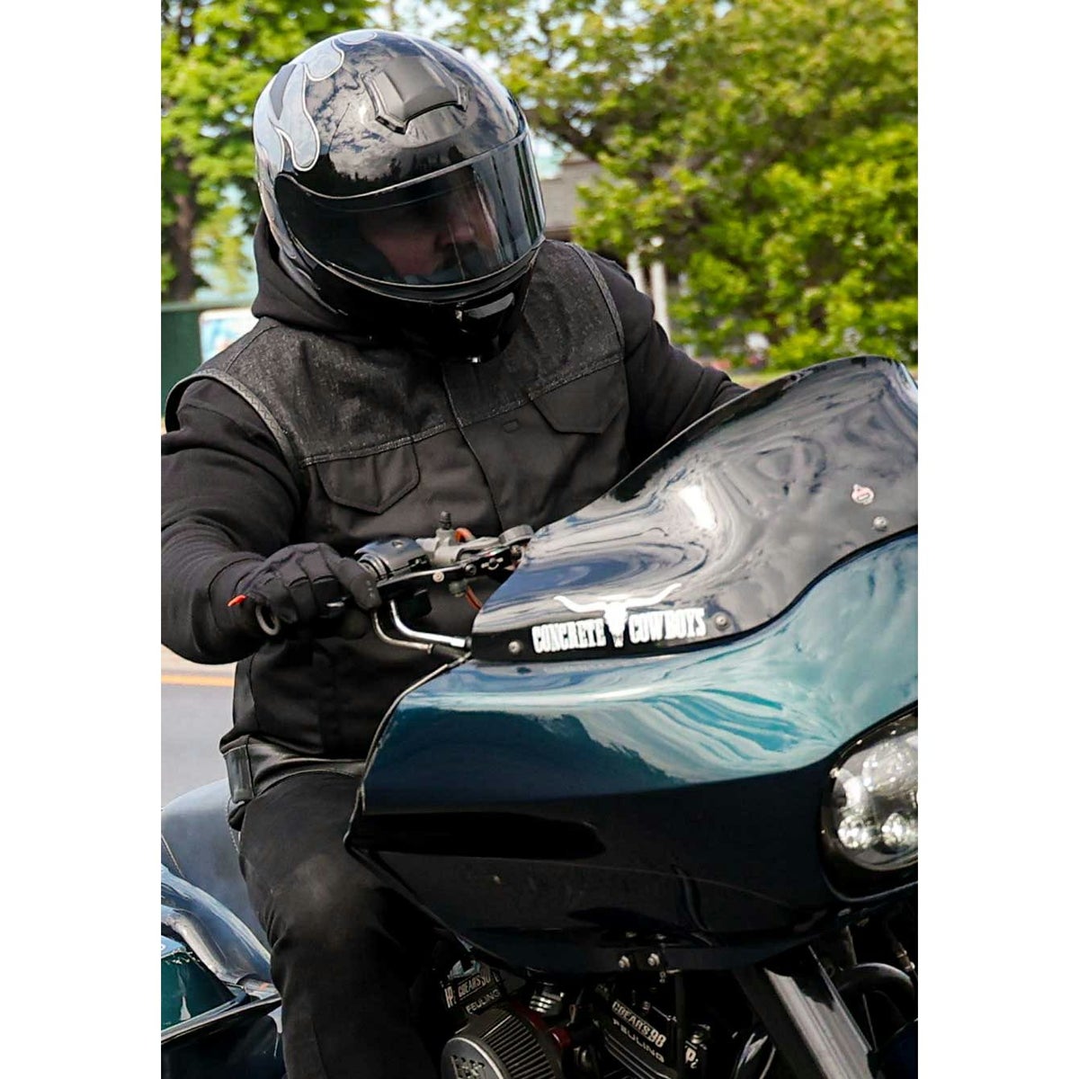 ソラリス2.0 システムヘルメット フレイム (ブラック/グレー)4