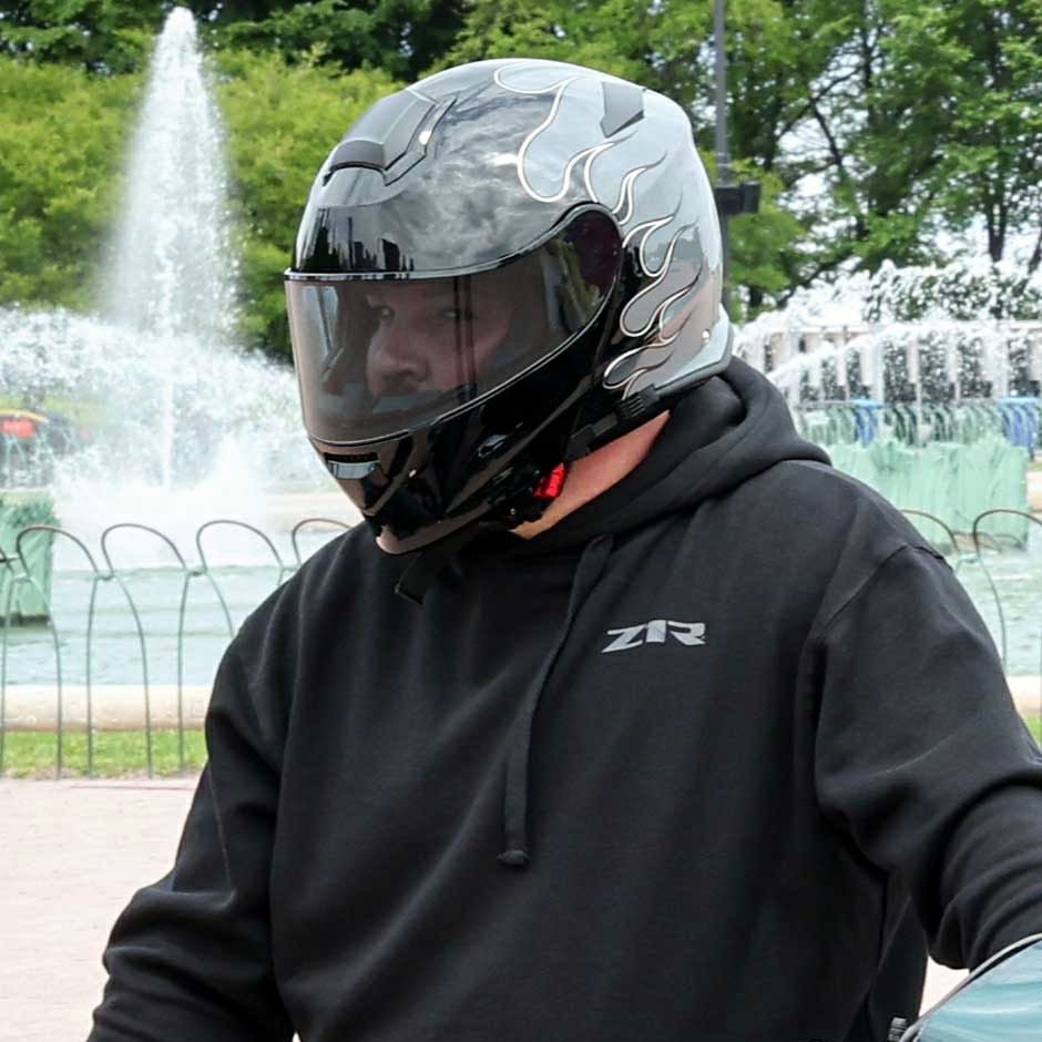 ソラリス2.0 システムヘルメット フレイム (ブラック/グレー)5