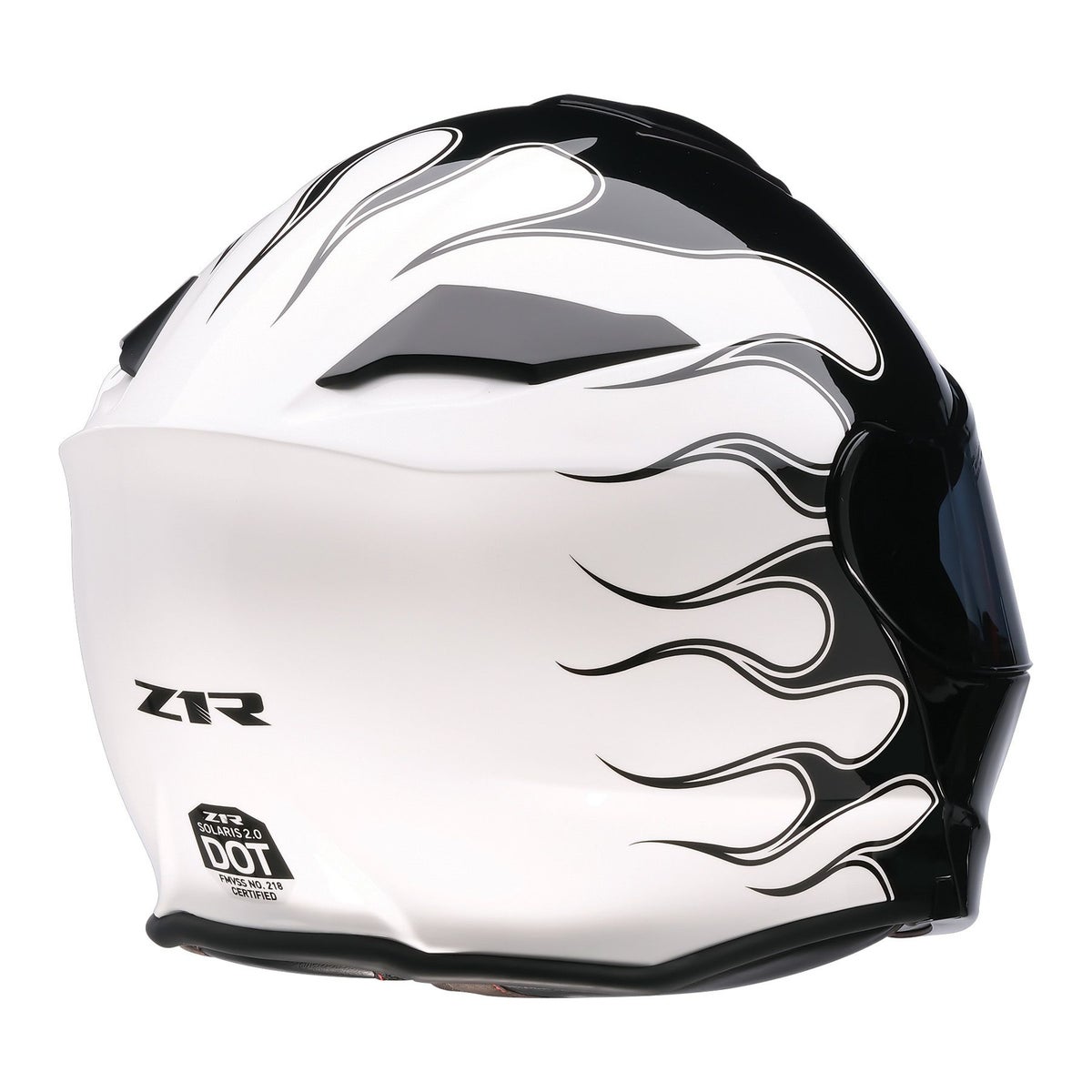 ソラリス2.0 システムヘルメット フレイム (ブラック/ホワイト)3