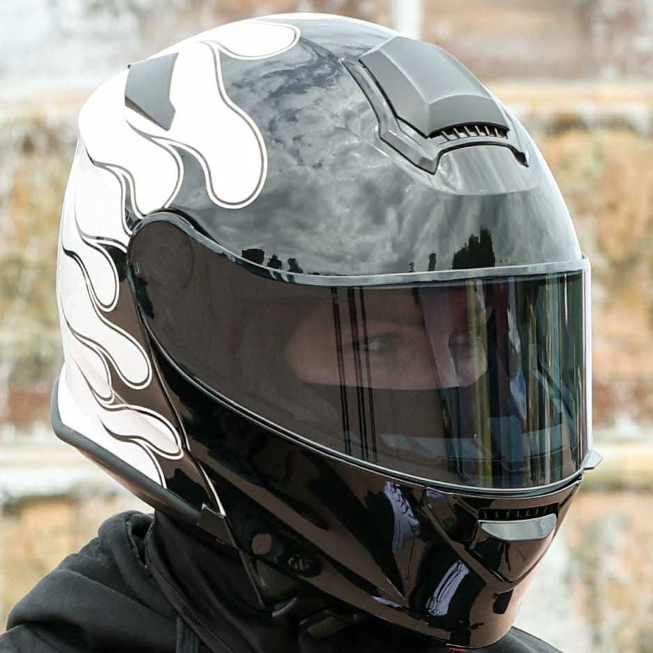 ソラリス2.0 システムヘルメット フレイム (ブラック/ホワイト)5