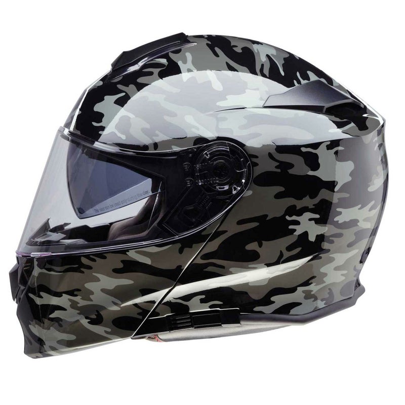 ソラリス2.0 システムヘルメット カモ (ブラック/グレー)