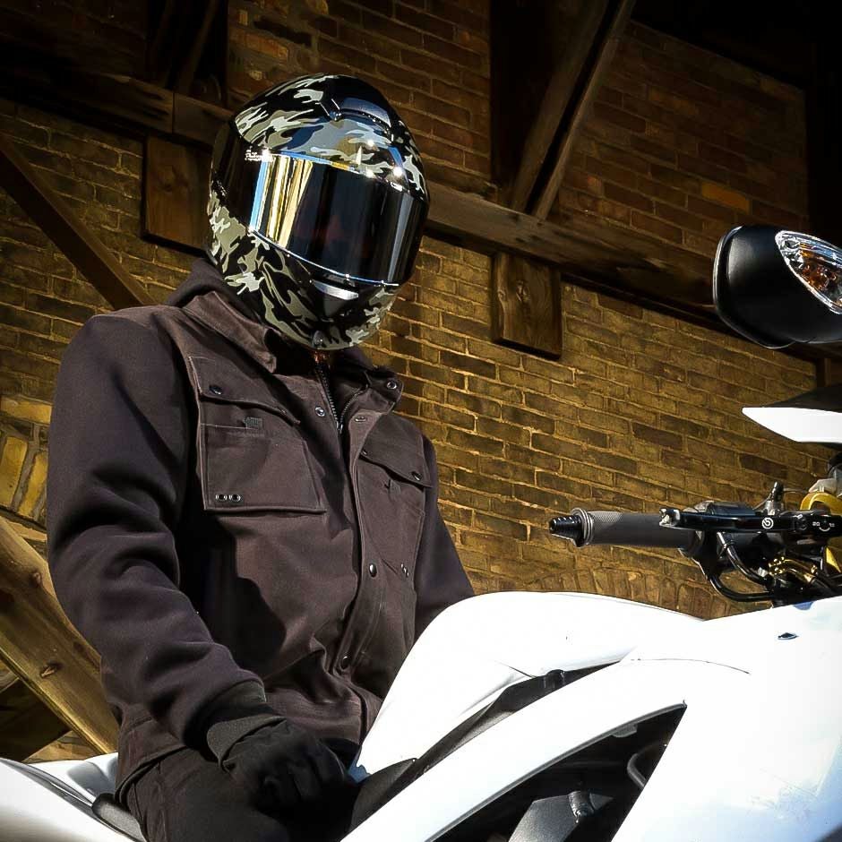 ソラリス2.0 システムヘルメット カモ (ブラック/グレー)5