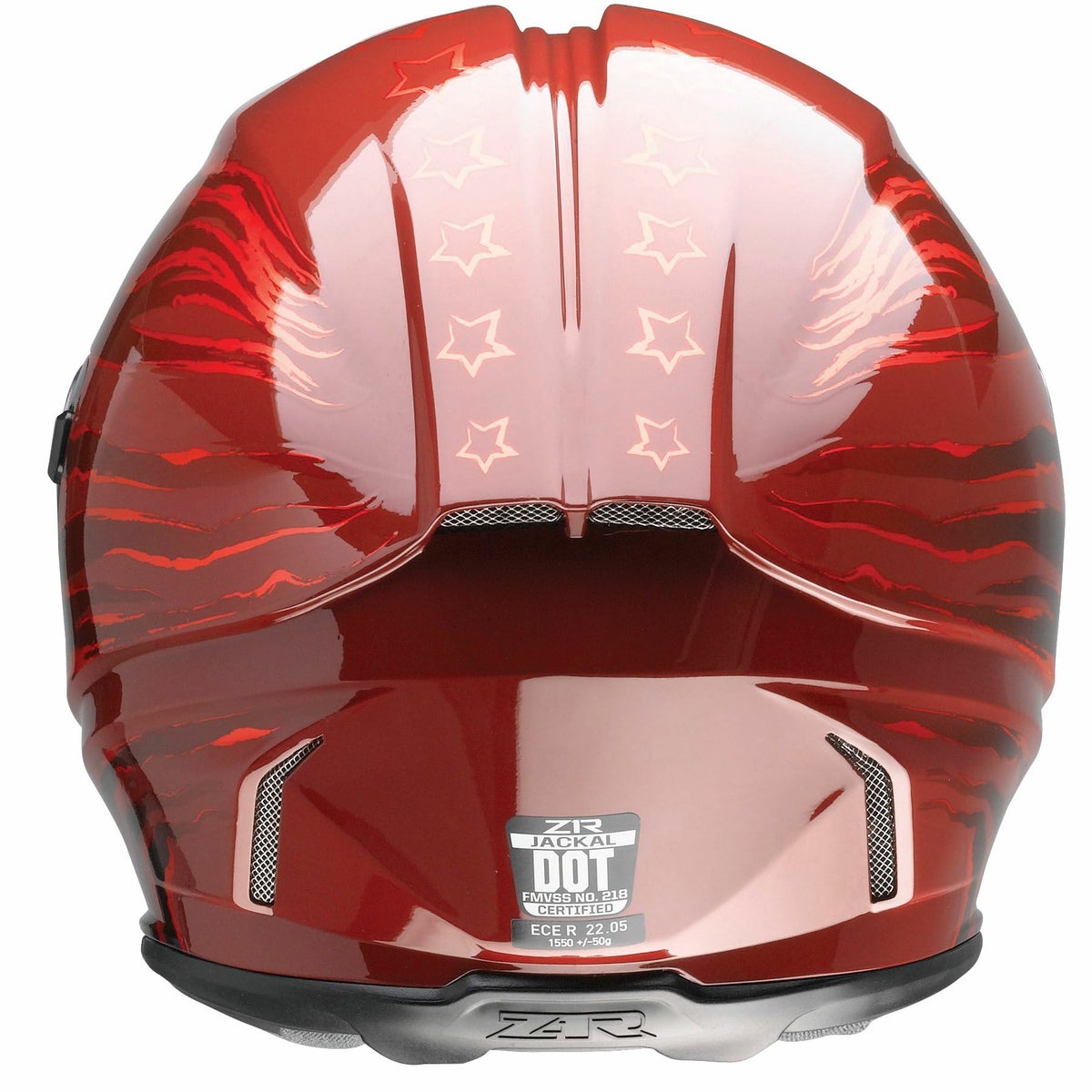 ジャッカル フルフェイスヘルメット パトリオット (レッド)2