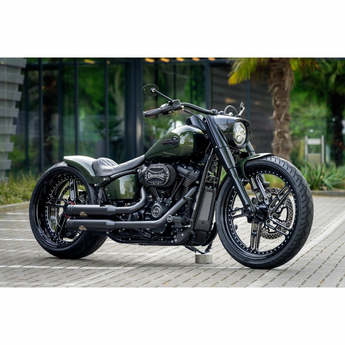 ハリウッド ライト ハンドルバー (グロスブラック)3