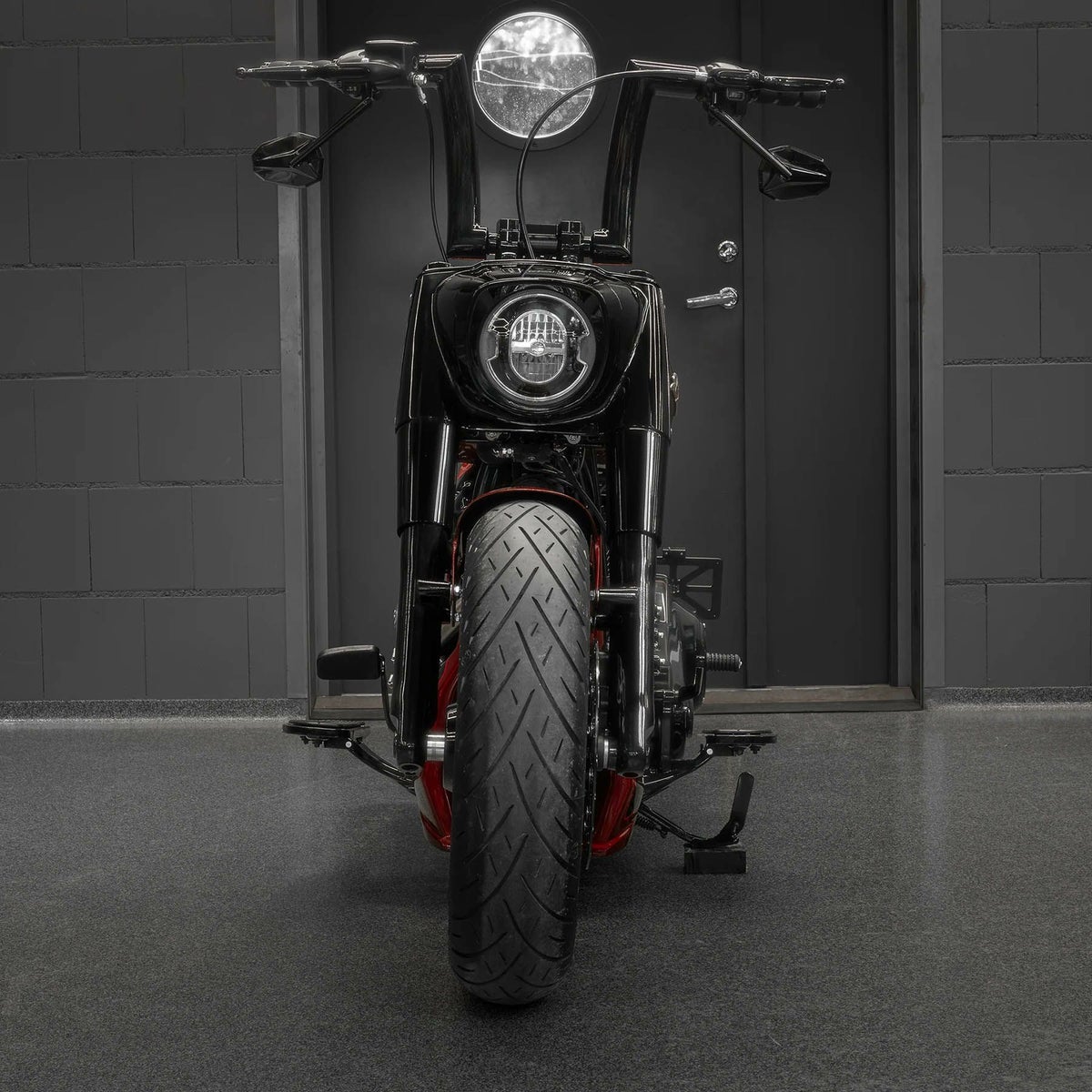 モナーク ファットハンドルバー 10インチ (ブラック)5