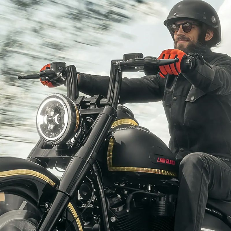 モナーク ファットハンドルバー 6インチ (ブラック)