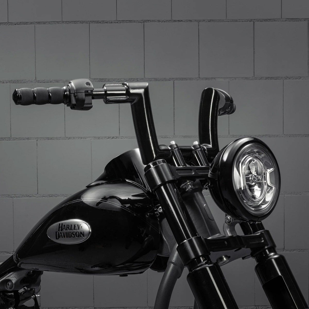 モナーク ファットハンドルバー 6インチ (ブラック)3