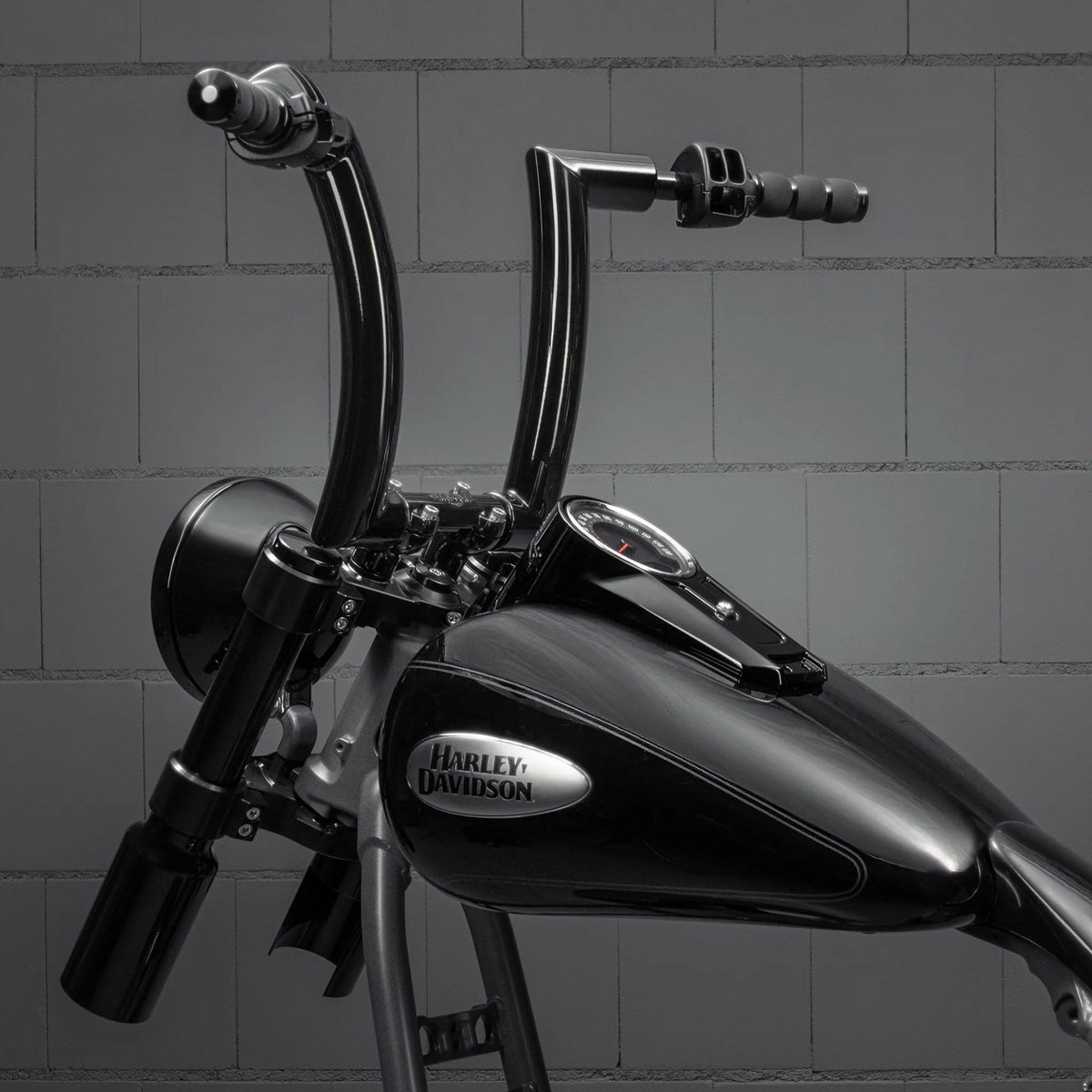 モナーク ファットハンドルバー 12インチ (クローム)2