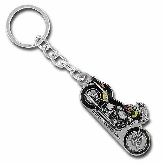 Harley-Davidson プリント MOTORCYCLE キーチェーン |ハーレーパーツ