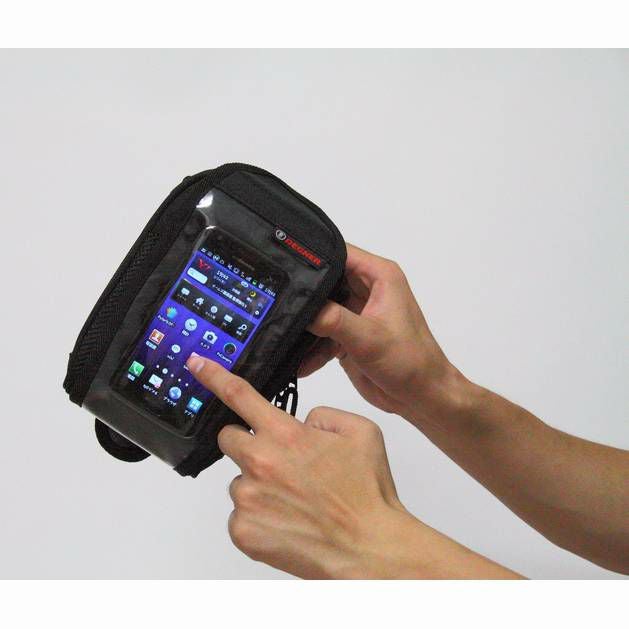 DEGNER NB-82 吸盤式スマートフォンタンクポーチ-03