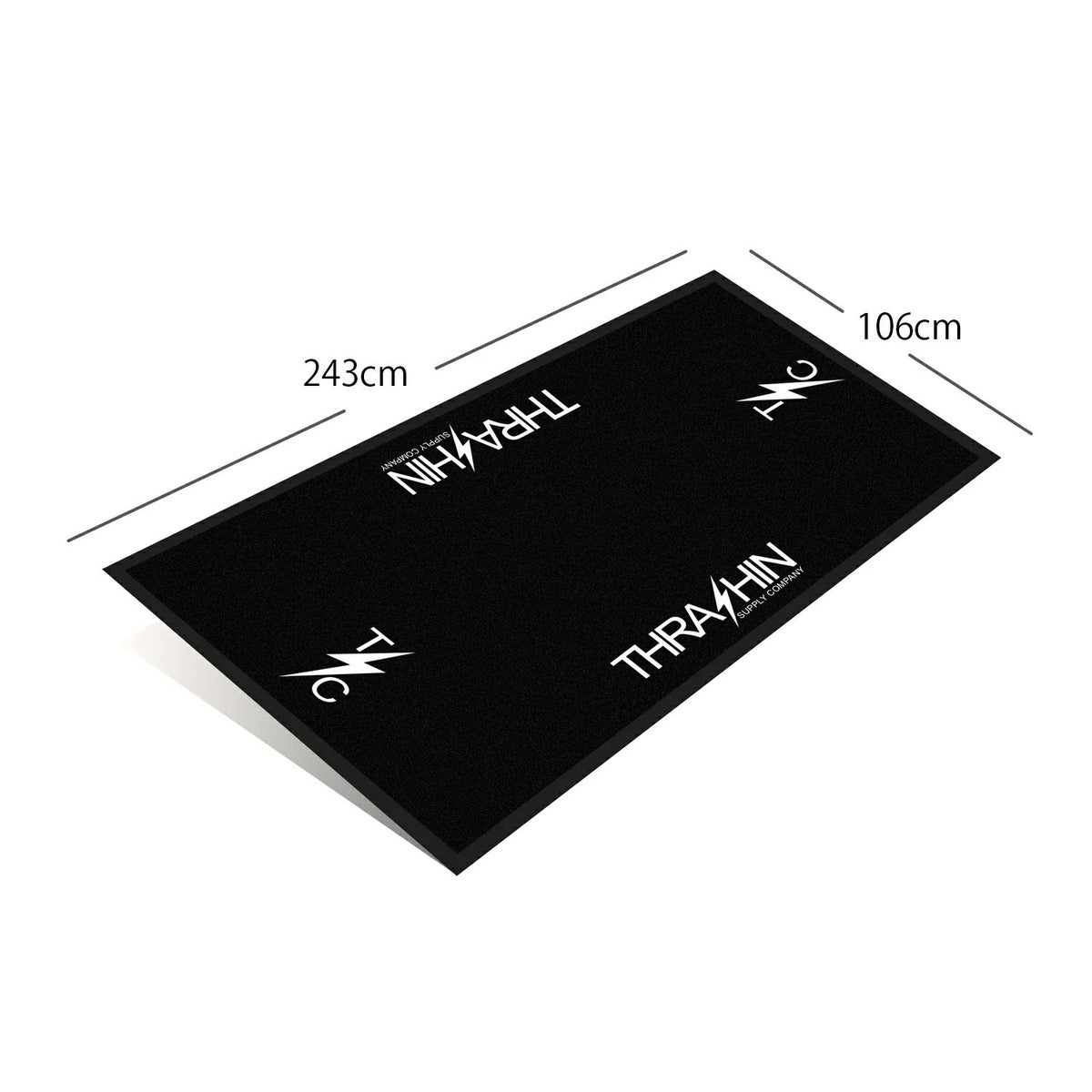 スラッシンサプライ オリジナルロゴ入り ガレージマット6