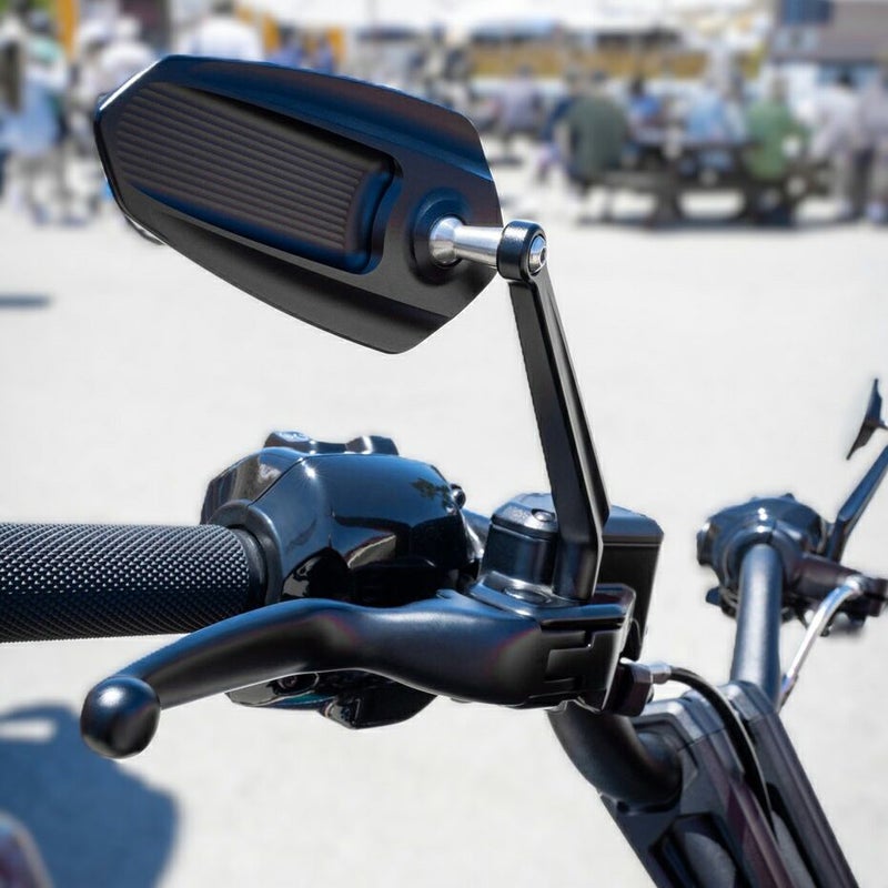 ハーレー用 アセント プロ・ミラー 右 (マットブラック)