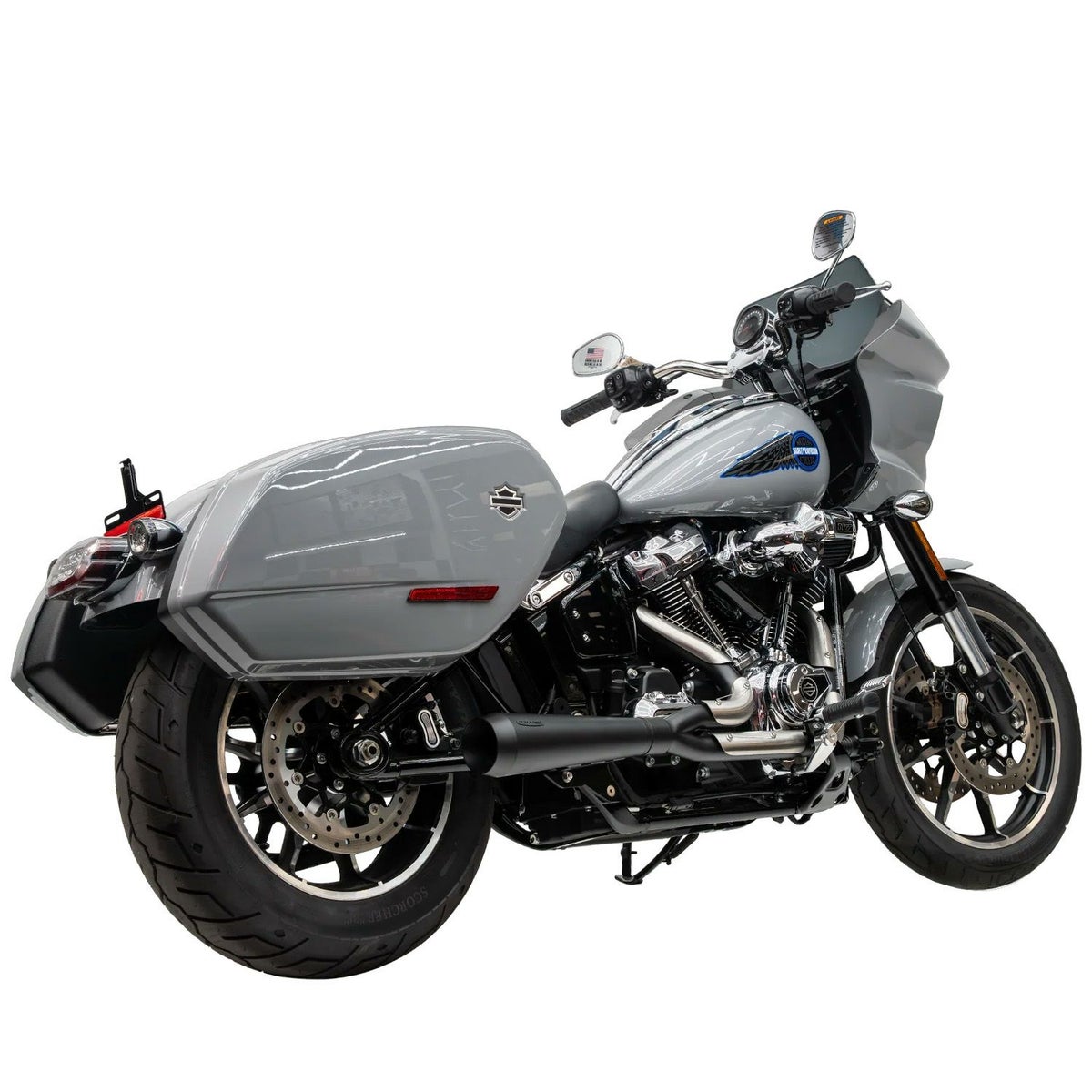 アサルト・2-1フルエキゾーストマフラー (ブラック)1