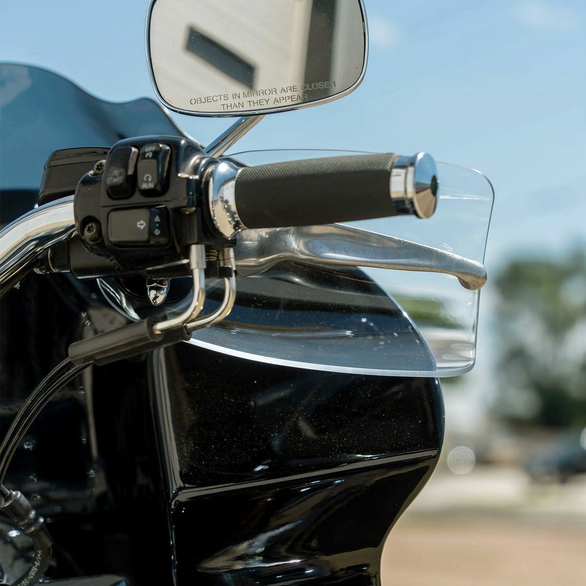 クロックワークス フレア ハンドガード クリアー 油圧クラッチ車用 2