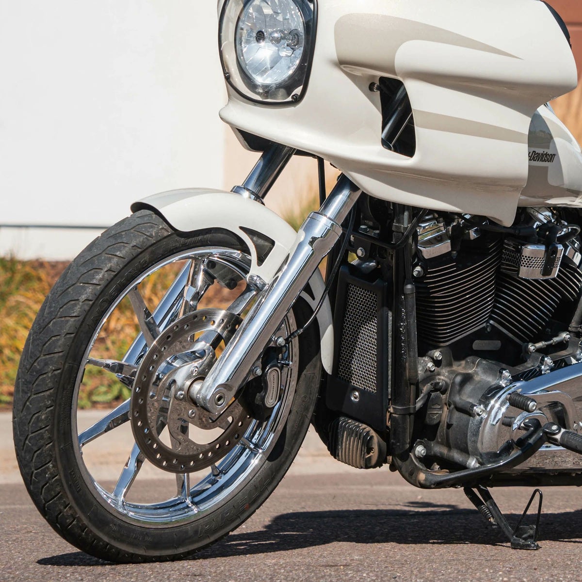 オイルクーラーガード (クローム)1