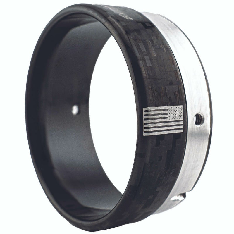 デジタルカモ・4.5インチ エンドキャップ (ブラック)