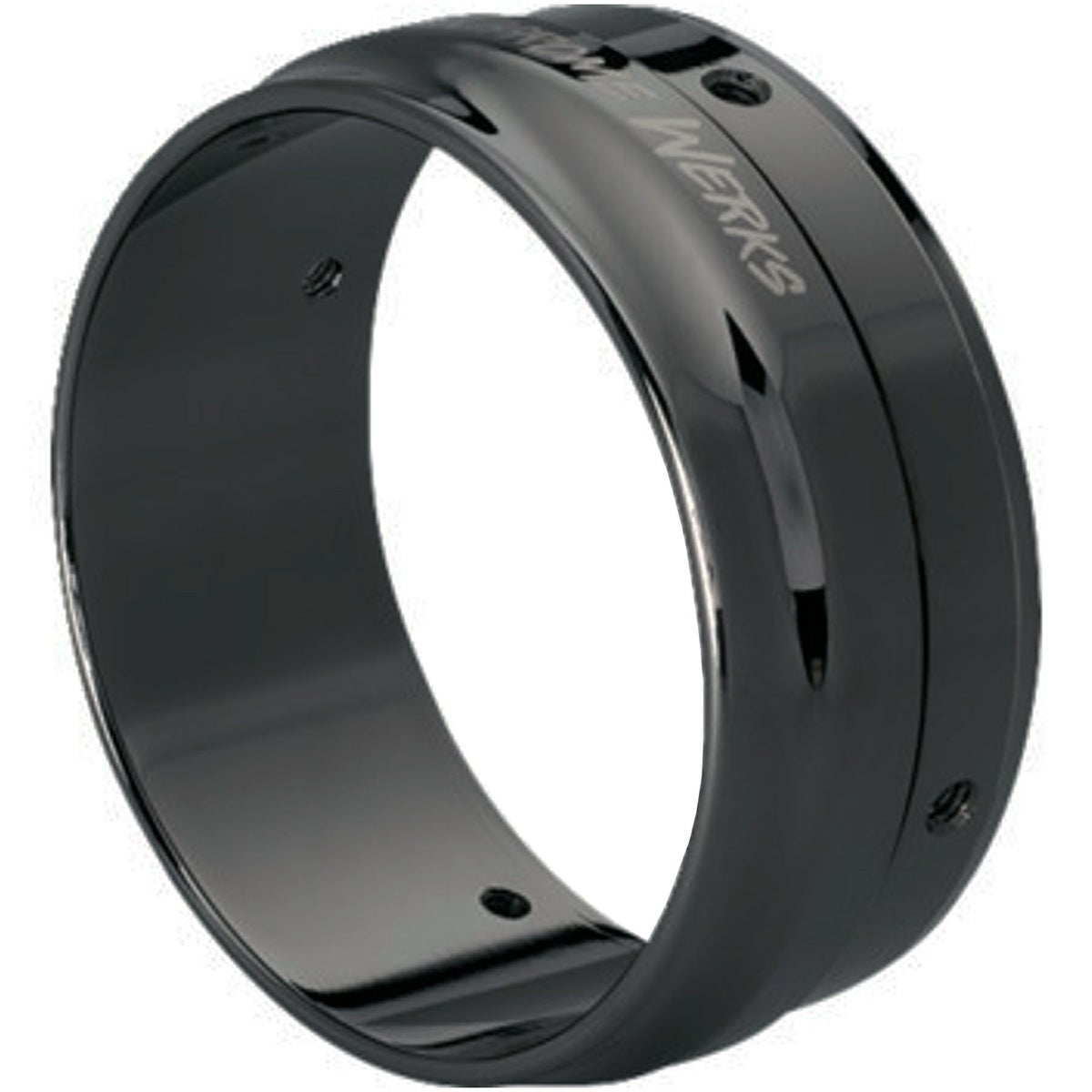 レースチップ・4.5インチ エンドキャップ (ブラッククローム)