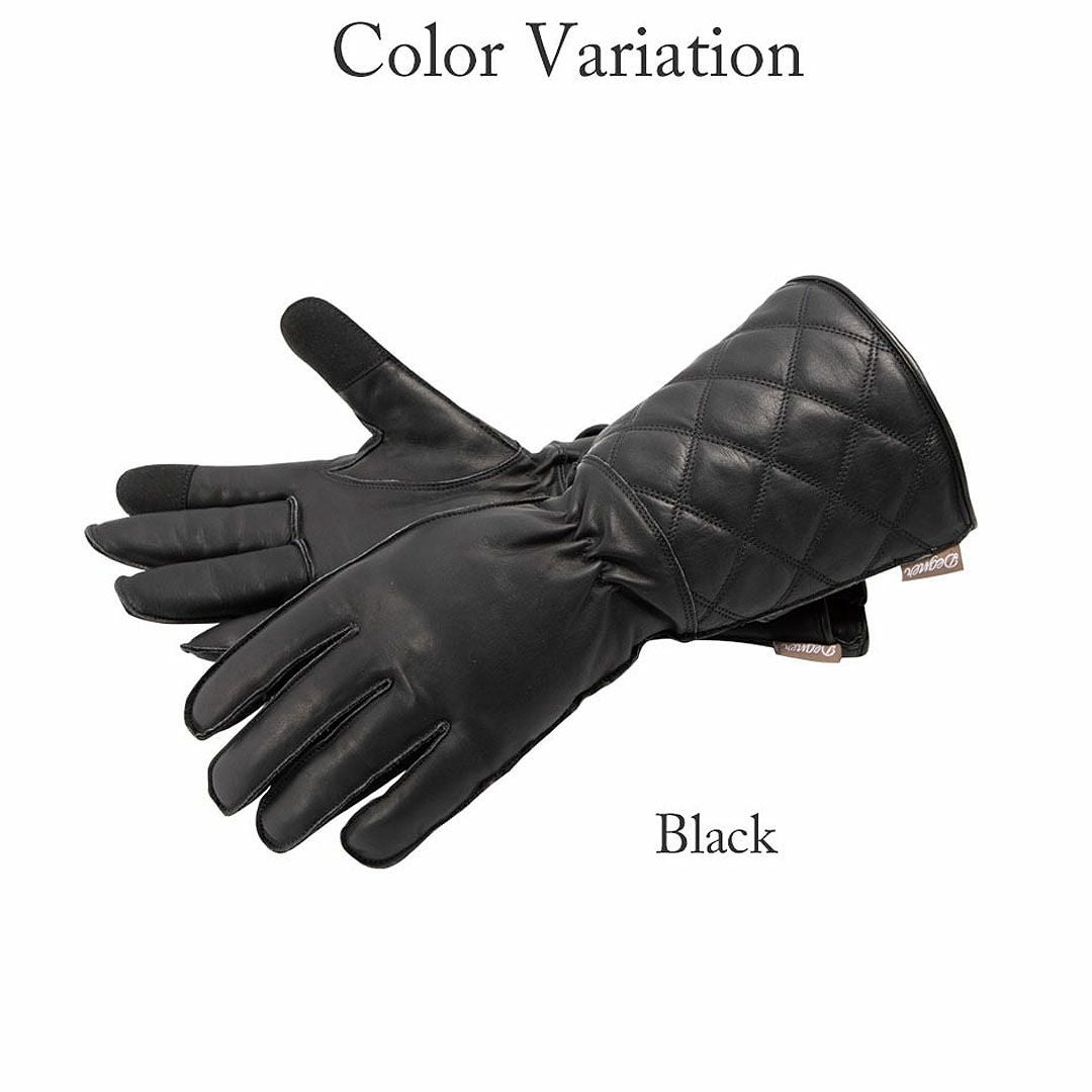 DEGNER デグナー レディース ウインター レザー グローブ ブラック 3