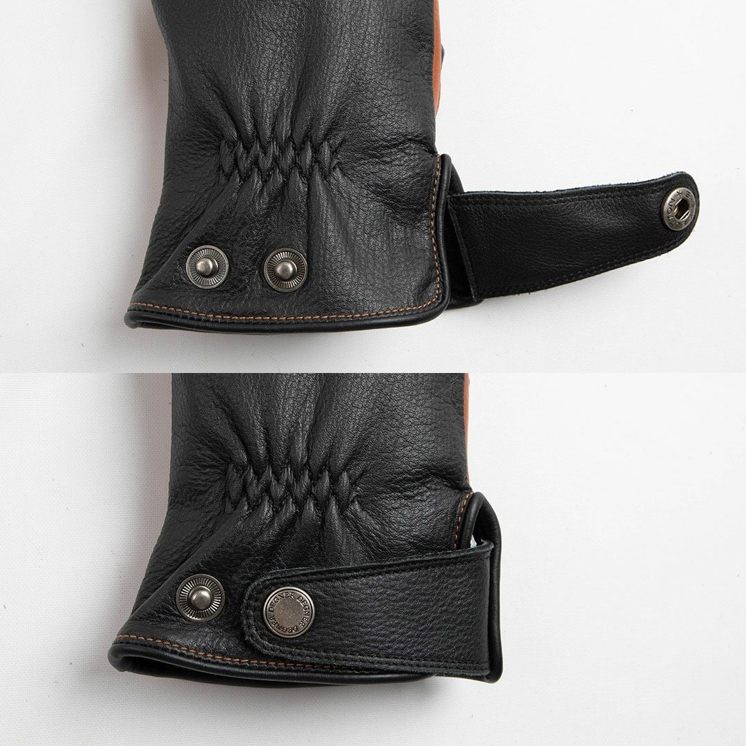 DEGNER デグナー マグネット レザーグローブ ブラック/ブラウン 4