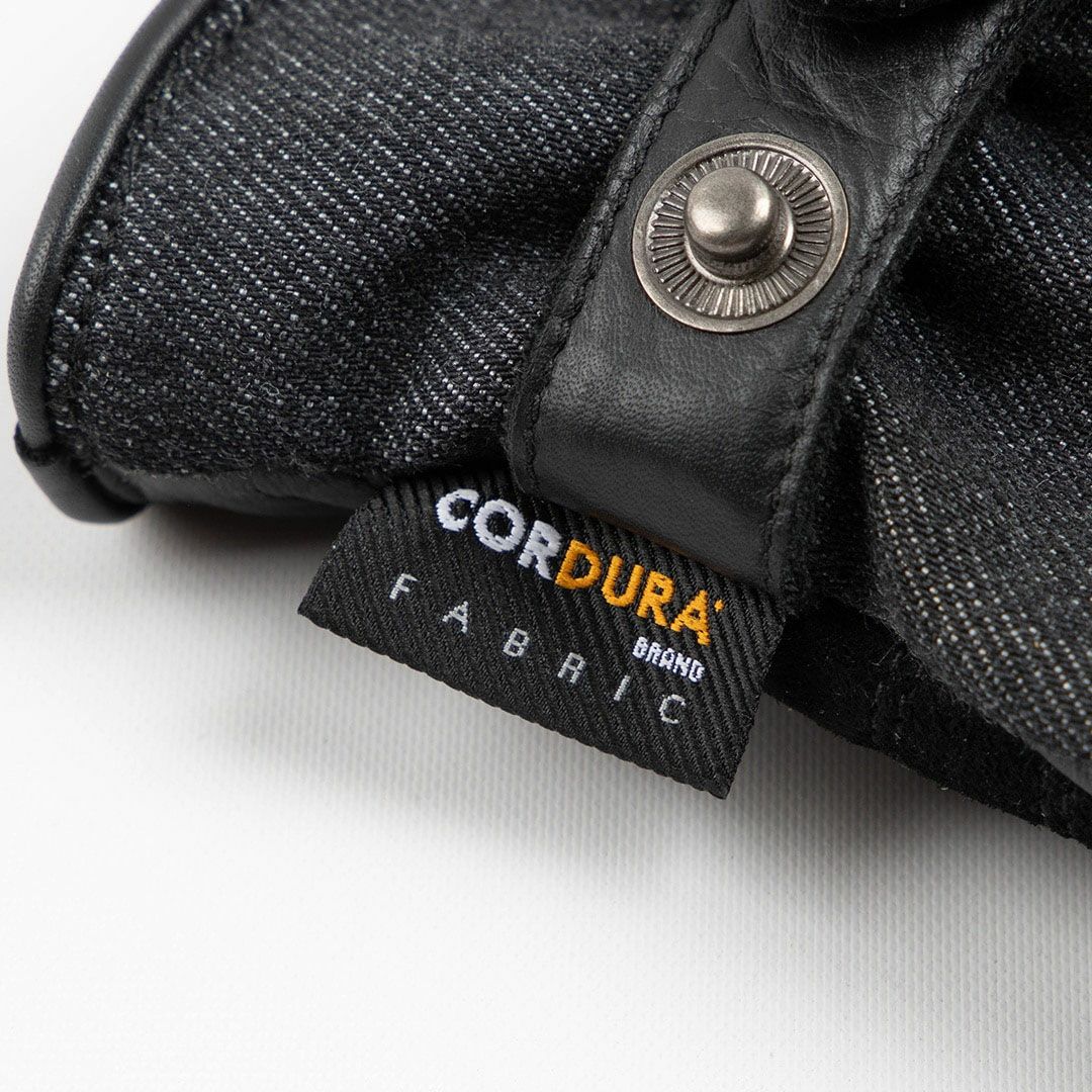 DEGNER デグナー レディース レザー&AAAデニムコンビ グローブ ブラック 7