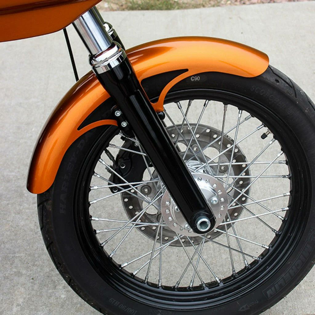 タイヤハガー・19インチ スチール フロントフェンダー (Pトム)