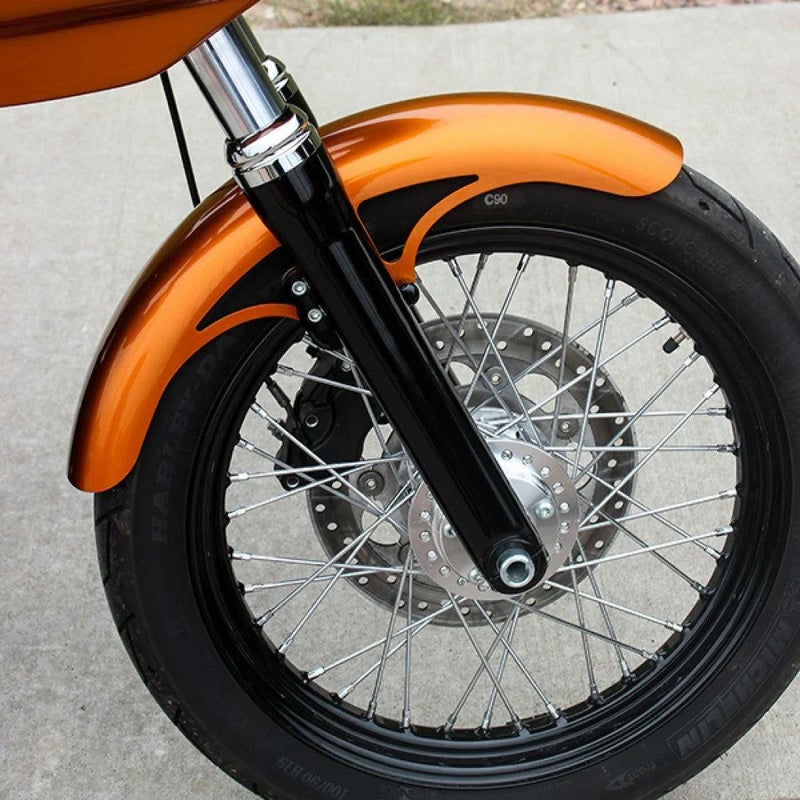 タイヤハガー・19インチ スチール フロントフェンダー (Pトム)