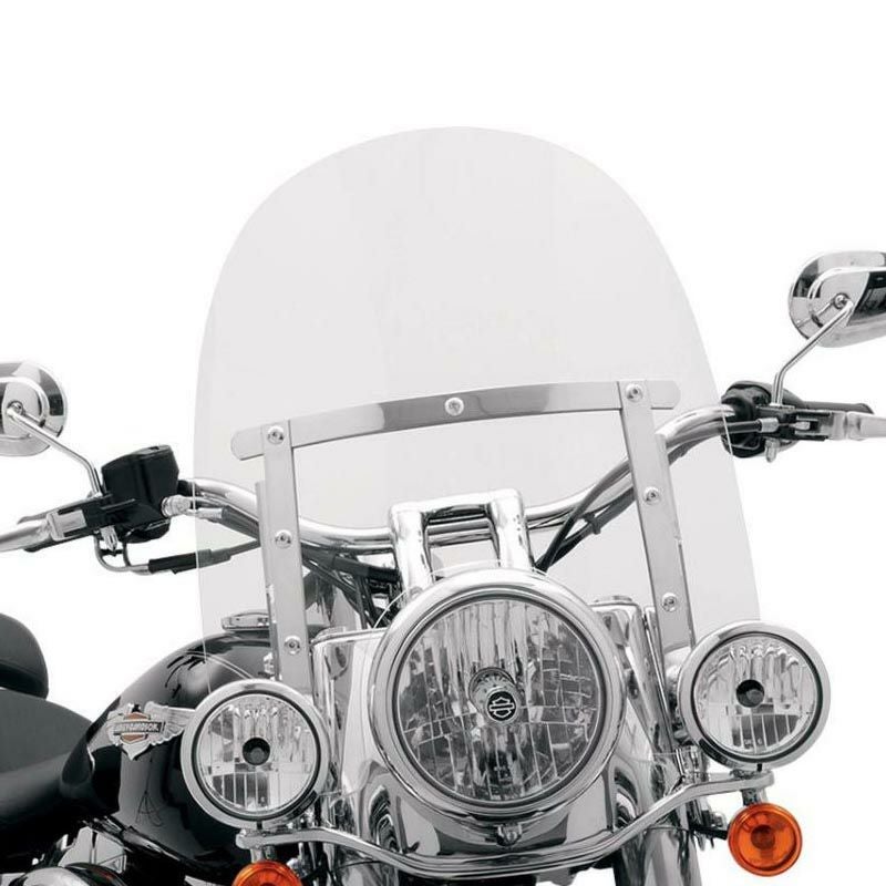 メンフィス SLIM ウインドシールド クリア 17インチ |ハーレーパーツ