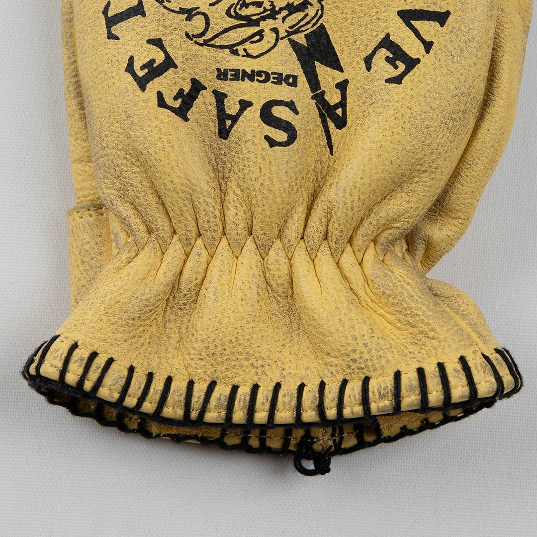 DEGNER デグナー プリント レザー グローブ タン 7