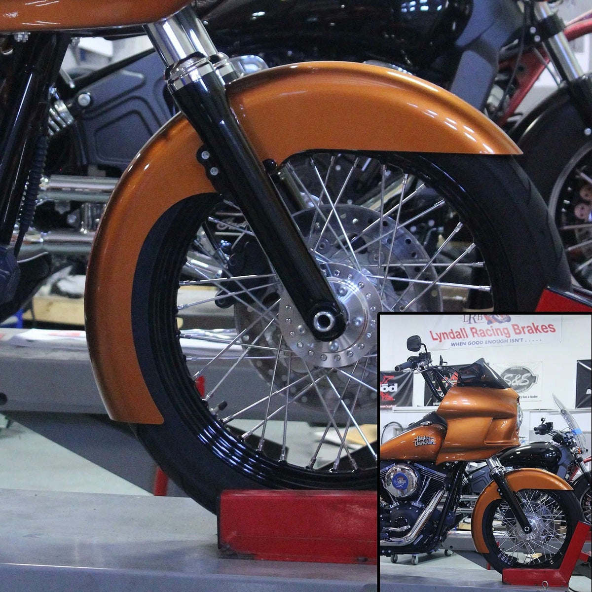 タイヤハガー・19インチ スチール フロントフェンダー (レベル)4