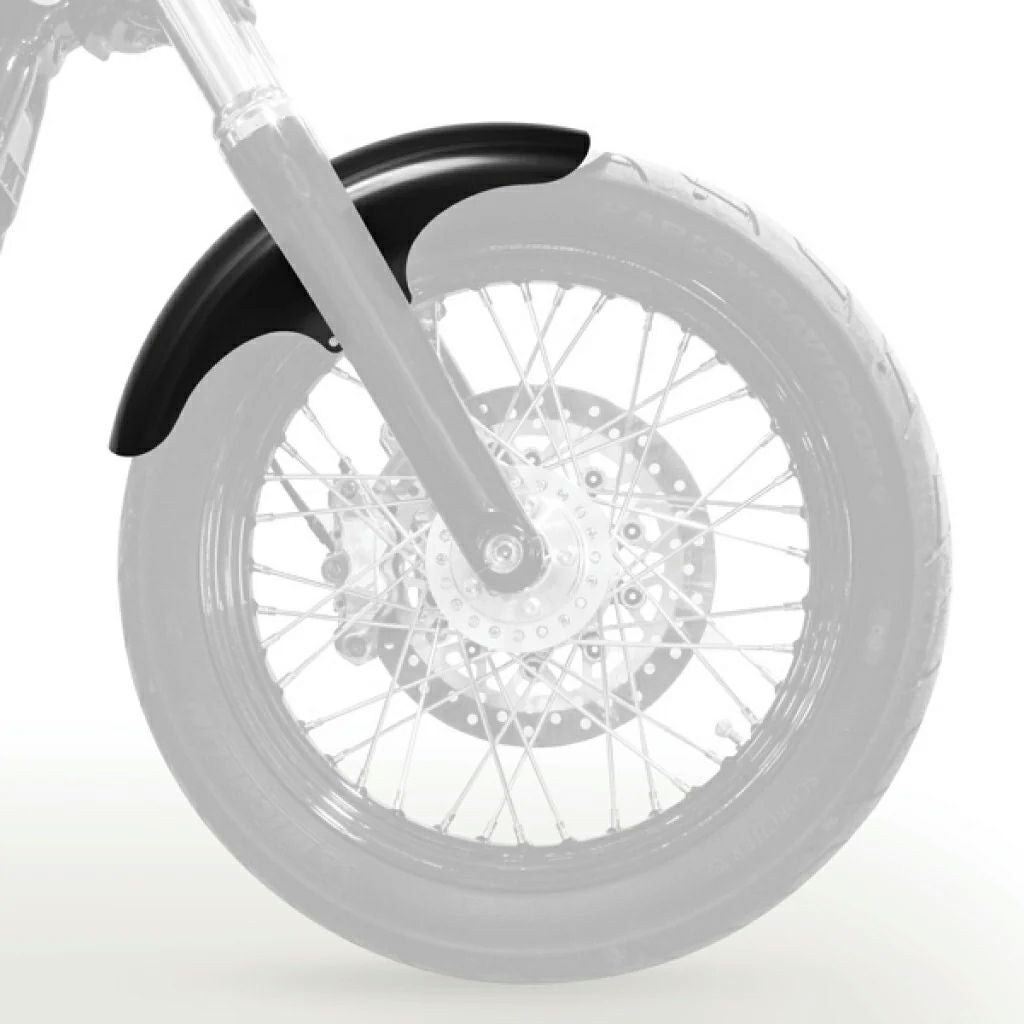 GOODS パイプワークフロントフェンダー ブラック |ハーレーパーツ専門