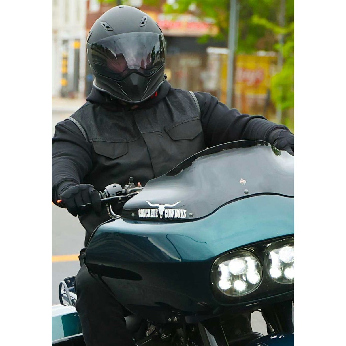 ネメシス・スモーク フルフェイスヘルメット (フラットブラック)5