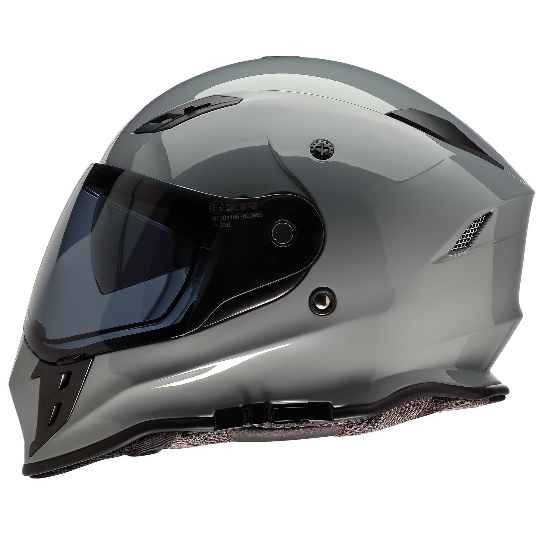 SCORPION EXO-HX1 フルフェイスヘルメット 装飾品 Scorpion EXO HX1 Gloss Black Helmet - Motorcycle Closeouts by