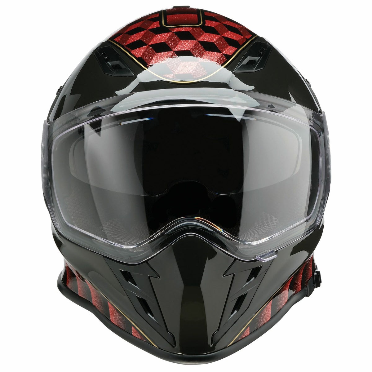 ネメシス・サンダーバード フルフェイスヘルメット (レッド/ブラック)1