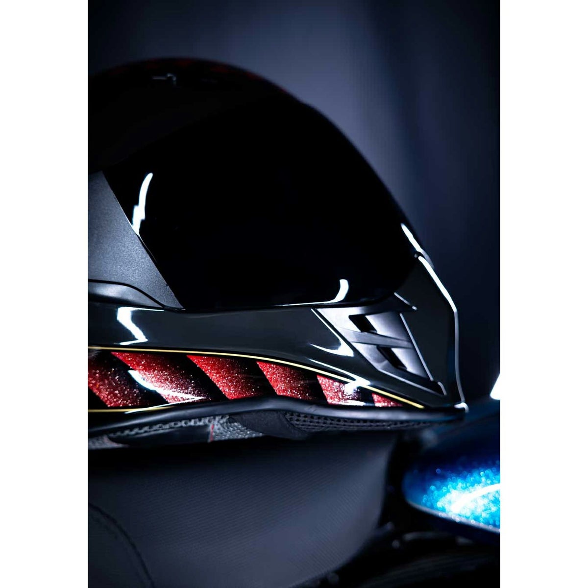 ネメシス・サンダーバード フルフェイスヘルメット (レッド/ブラック)4