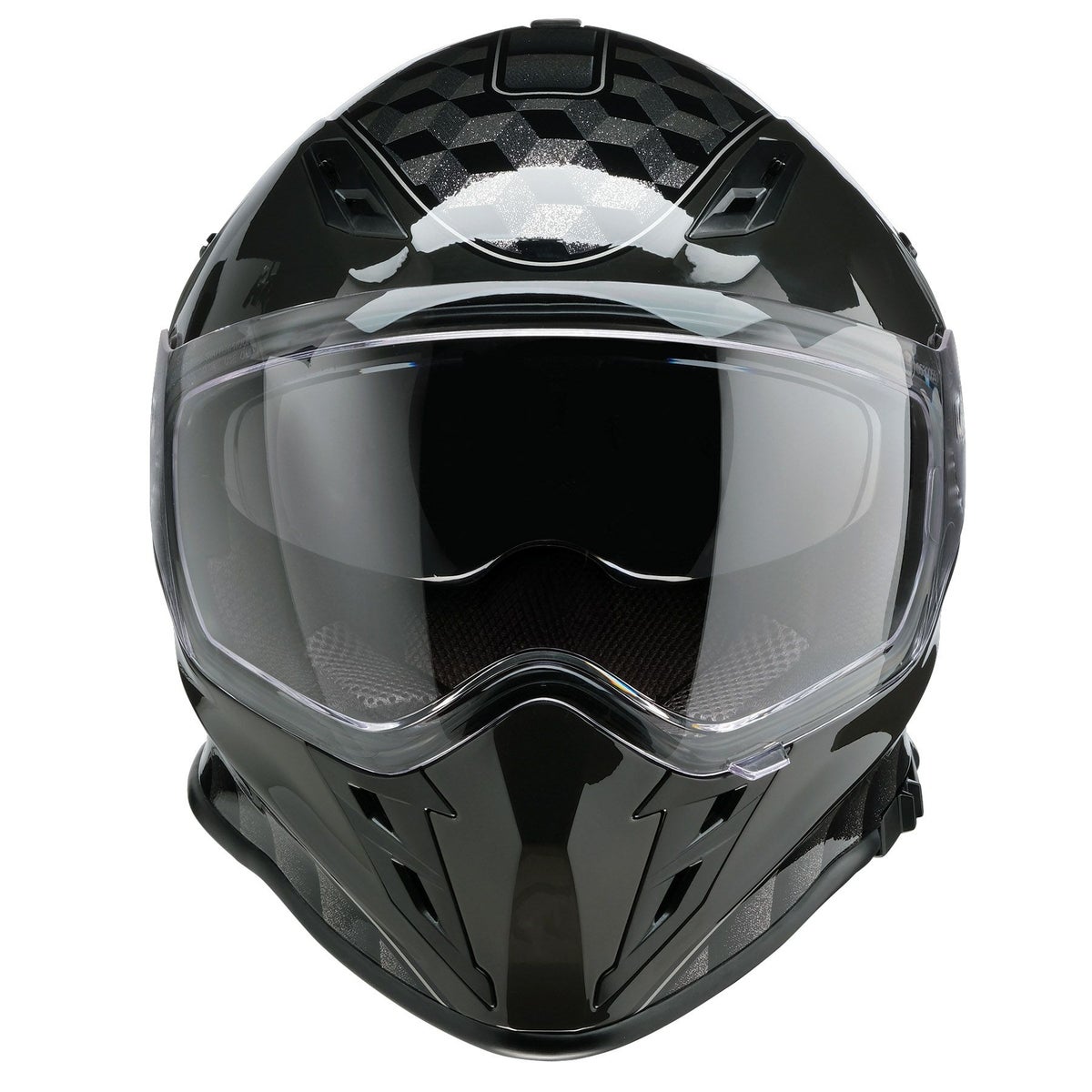 ネメシス・サンダーバード フルフェイスヘルメット (グレー/ブラック)1