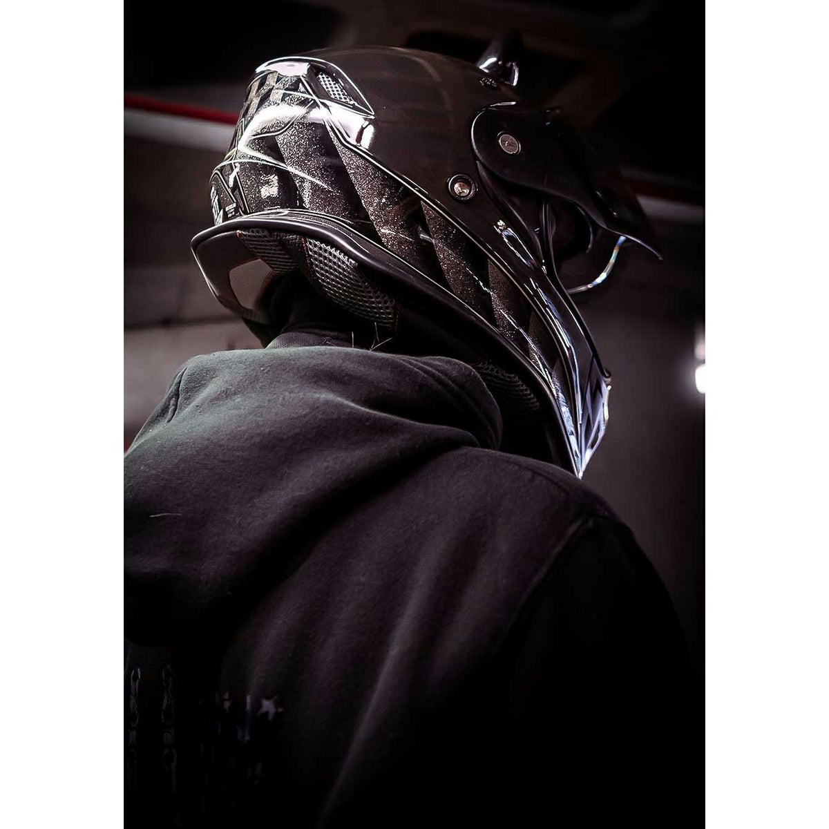 ネメシス・サンダーバード フルフェイスヘルメット (グレー/ブラック)4