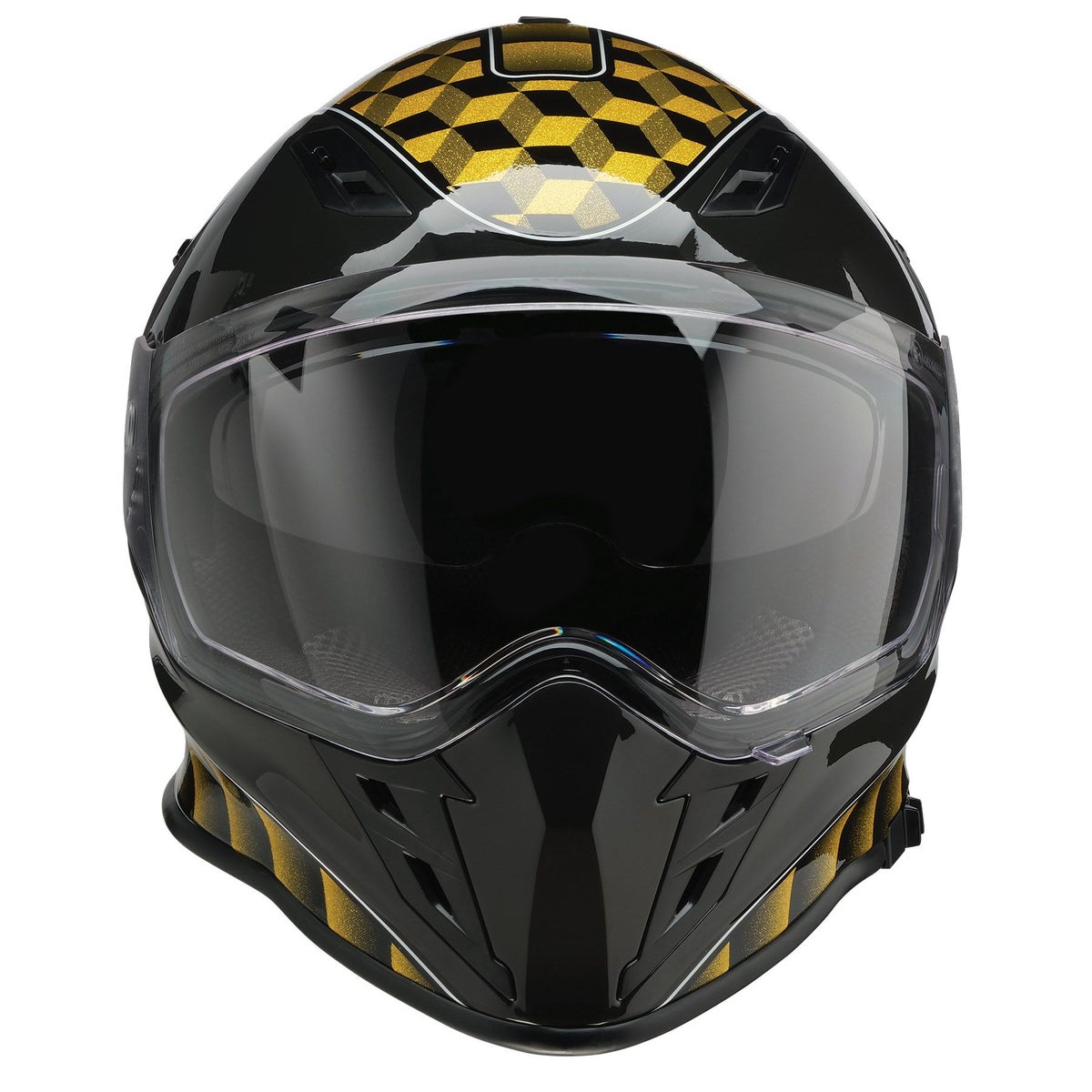 ネメシス・サンダーバード フルフェイスヘルメット (イエロー/ブラック)1