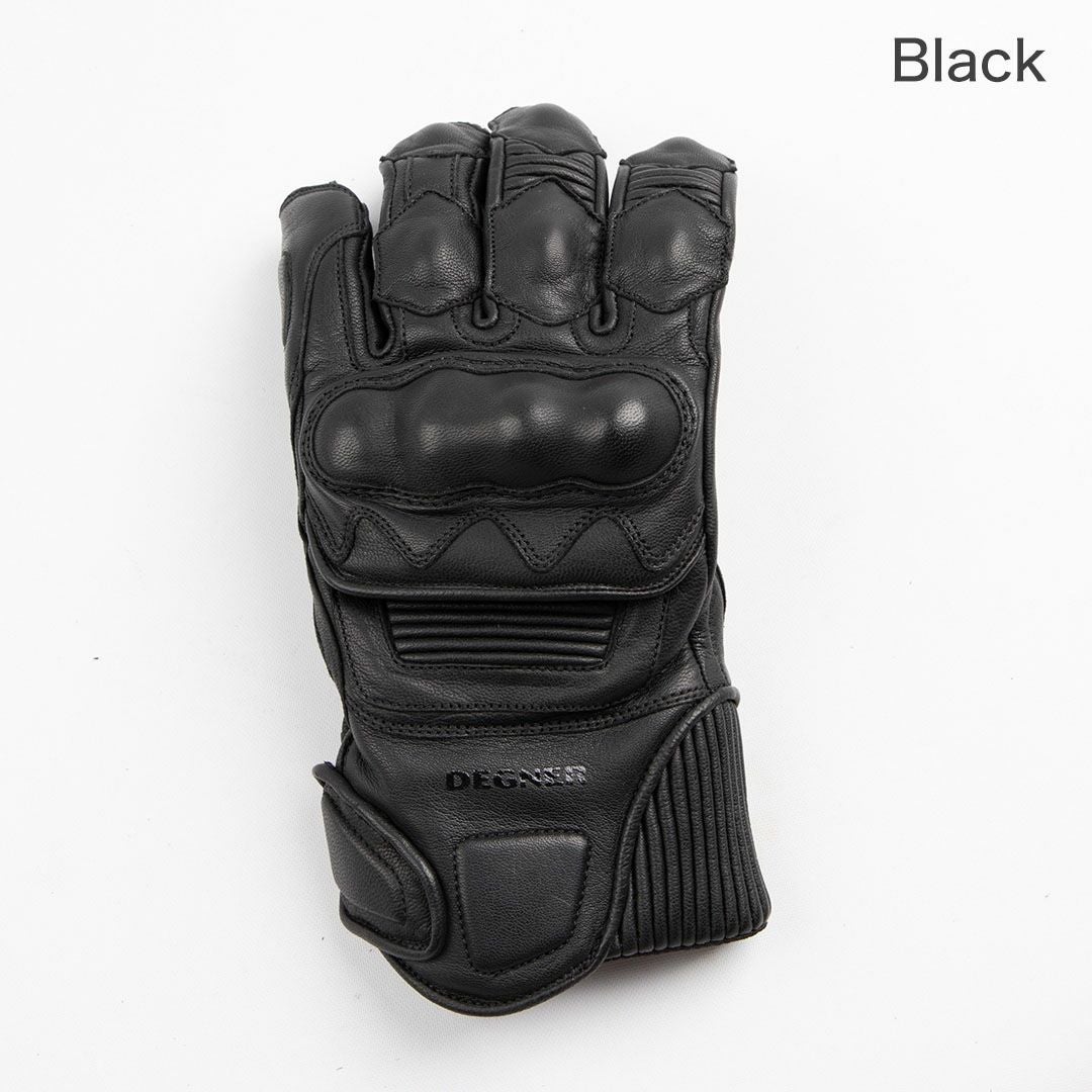 DEGNER デグナー プロテクター付き レザーグローブ ブラック 3