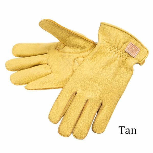 DEGNER デグナー 洗える レザーグローブ タン