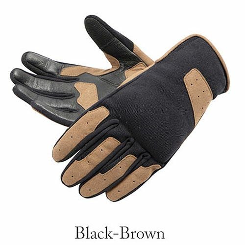DEGNER デグナー テキスタイルグローブ ブラック/ブラウン