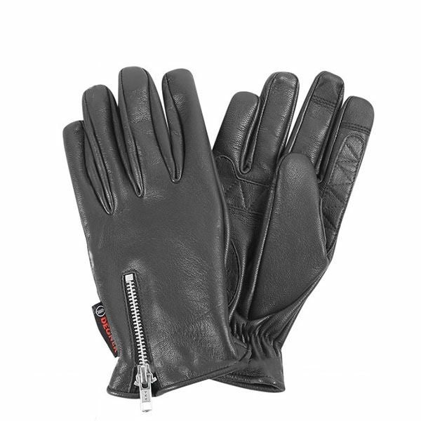 DEGNER デグナー ジッパー付き レザー ツーリンググローブ ブラウン