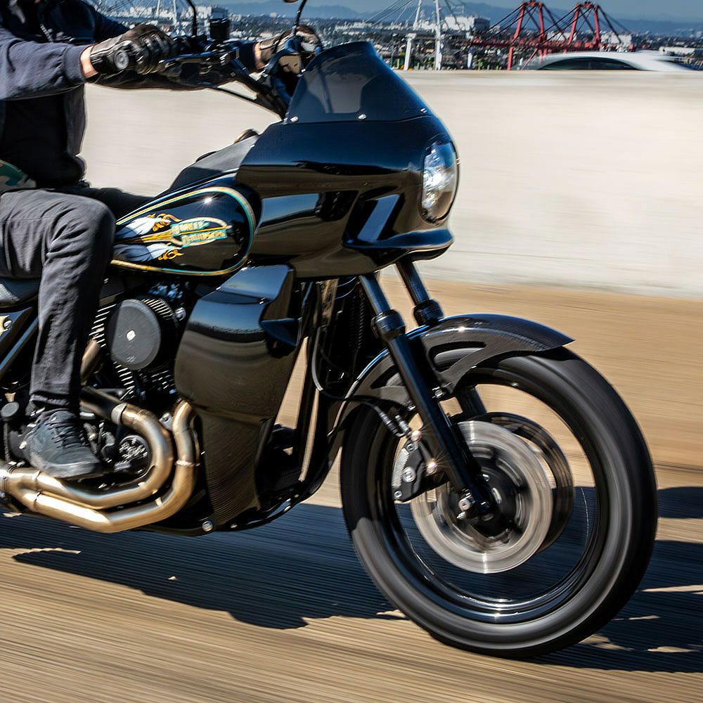 ハーレー FXRウインドシールド