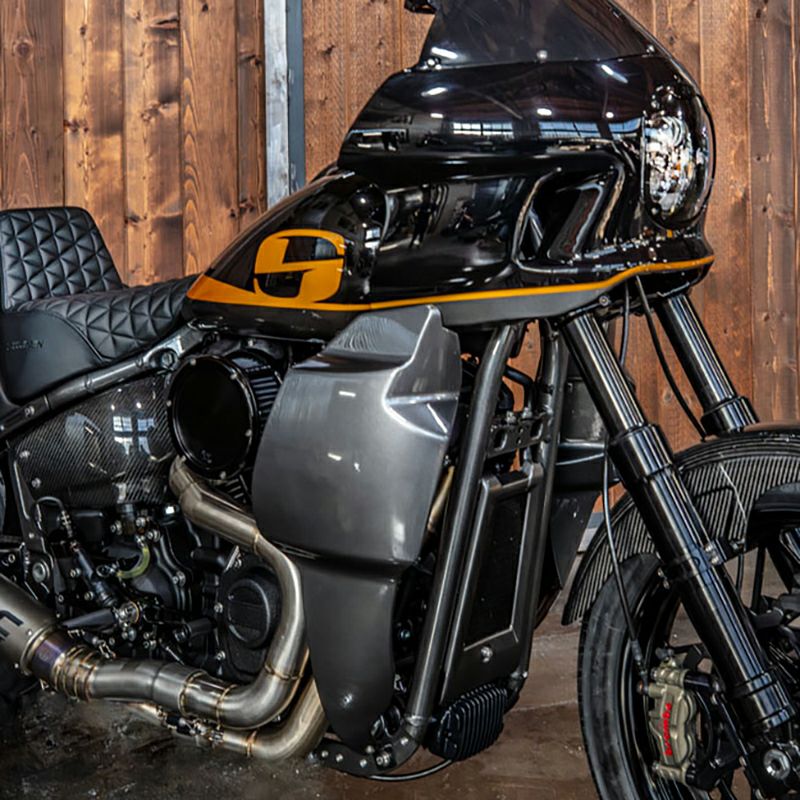 純正カラー仕上げ FXLRSTスタイル フェアリングキット ビビッド