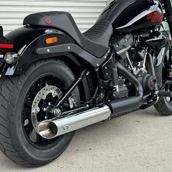 ベルズパフォーマンスマフラー JMCA車検対応 (クローム/スラッシュ)