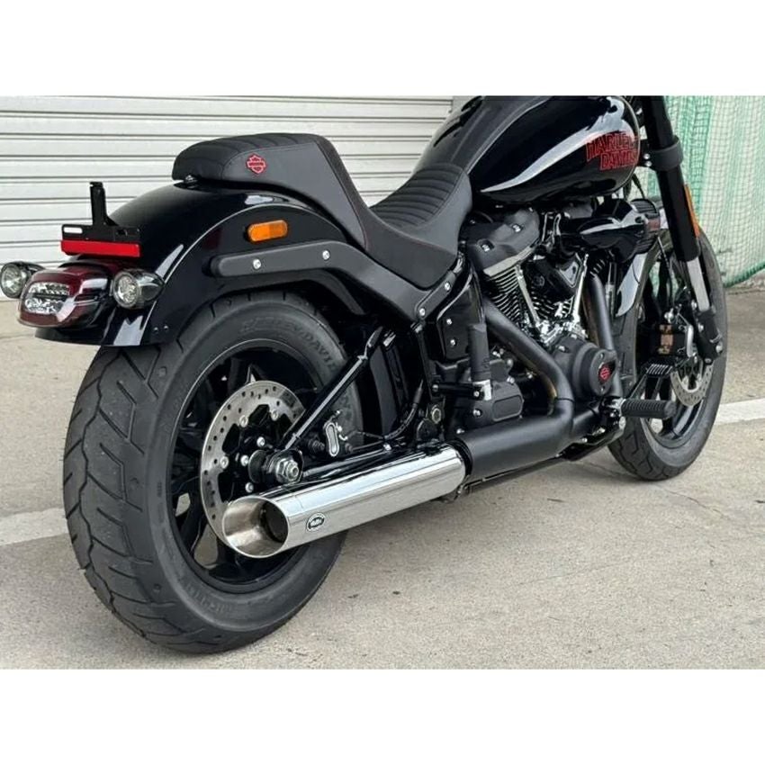 ベルズパフォーマンスマフラー JMCA車検対応 (クローム/スラッシュ)1