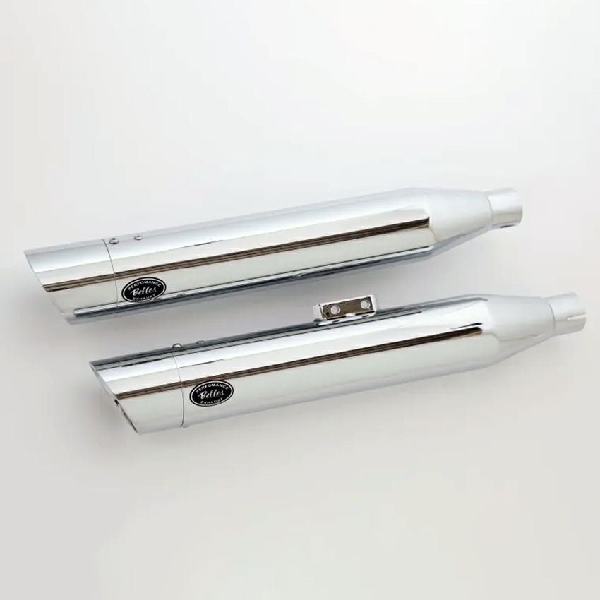 ベルズパフォーマンスマフラー JMCA車検対応 (クローム/スラッシュ)