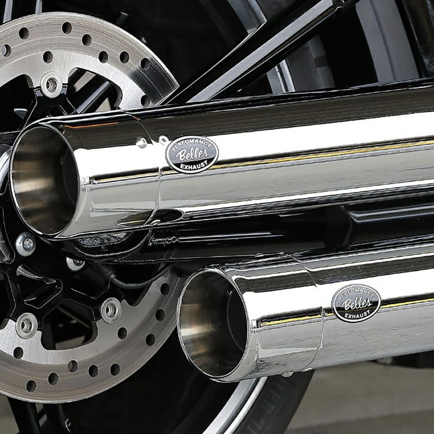 ベルズパフォーマンスマフラー JMCA車検対応 (クローム/ラウンド)