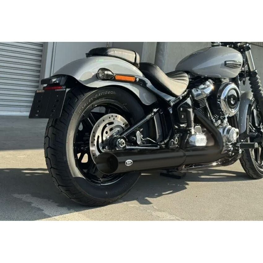 ベルズパフォーマンスマフラー JMCA車検対応 (ブラック/スラッシュ)1